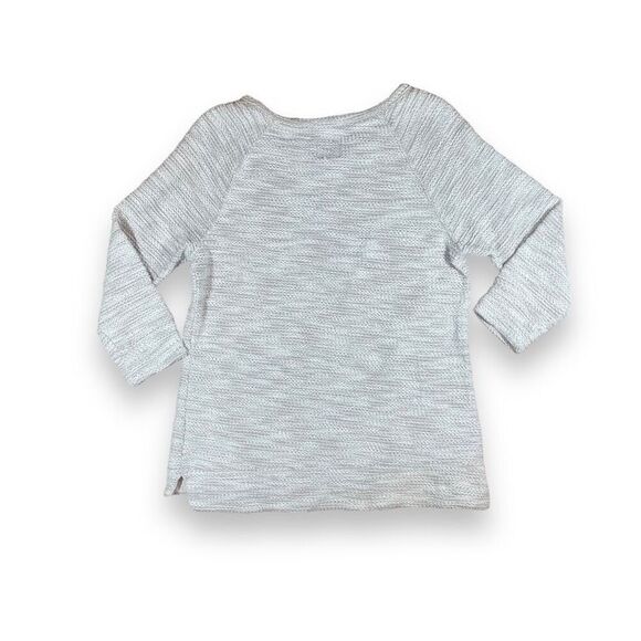 Sunday Metallic Oatmeal Knit Sweater Sz M - Picture 8 of 13